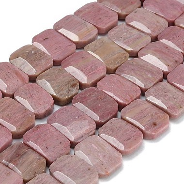 rhodonite naturelles brins de perles(G-C285-A05-01)-2