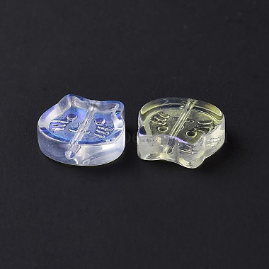Transparent Spray Painted Glass Beads(GLAA-I050-13C)-3