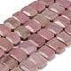rhodonite naturelles brins de perles(G-C285-A05-01)-2