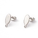 201 Stainless Steel Stud Earring Findings(EJEW-A071-28P)-1