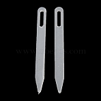 Acrylic Cake Toppers, Cake Insert Cards, for Cake Decoration, WhiteSmoke, 59.5x5.5x2mm, Hole: 12x2mm(FIND-WH0609-34)