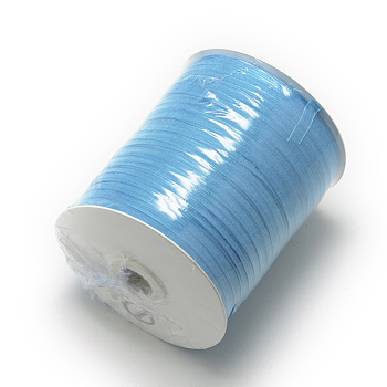 Organza Ribbon, Dodger Blue, 1/4 inch(6mm), 500yards/Roll(457.2m/Roll)
