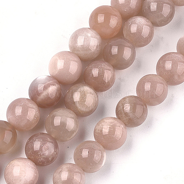 10mm Round Sunstone Beads