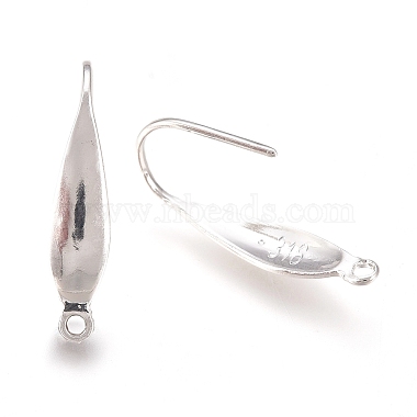 316 Surgical Stainless Steel Earring Hooks(X-STAS-P166-10S)-3
