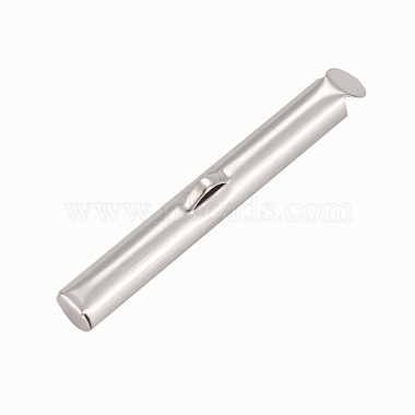 Iron Slide On End Clasp Tubes(IFIN-R212-3.0cm-P)-2