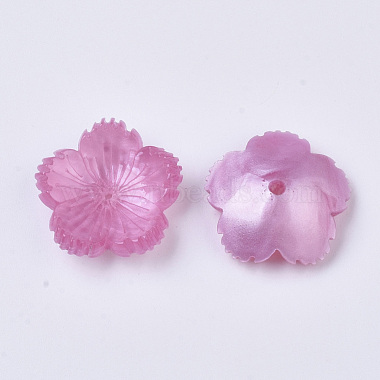 5花びらのプラスチック製ビーズキャップ(KY-T015-21B-B01)-2