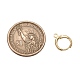 Brass Huggie Hoop Earring Findings(X-KK-L179-04G-A)-3
