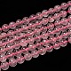 Natural Rose Quartz Beads Strands(G-C076-8mm-3)-1