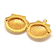 Shell Rack Plating Brass Locket Pendants(KK-N0096-01G-LF)-2