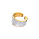 Stainless Steel Enamel Cuff Rings(LE3128)-2