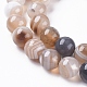Natural Striped Agate/Banded Agate Beads Strands(X-G-G582-8mm-57)-3