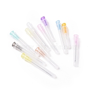 304 Stainless Steel Glue Dispensing Needle, with Plastic Luer Lock & Cap, Mixed Color, 47~59x8mm(FIND-XCP0002-30)