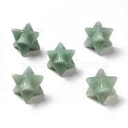 Natural Green Aventurine Beads, No Hole/Undrilled, Merkaba Star, 14.5~15x14.5~15x14.5~15mm(G-A206-01A-11)