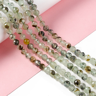 Natural Prehnite Beads Strands(G-F717-11A)-2