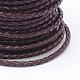 Braided Cowhide Leather Cord(NWIR-N005-01B-5mm)-3