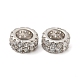 Rhodium Plated 925 Sterling Silver Spacer Beads(STER-K176-05P)-2
