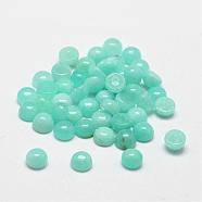 Dome Natural Amazonite Cabochons, 4x2.5mm(G-O146-02A)
