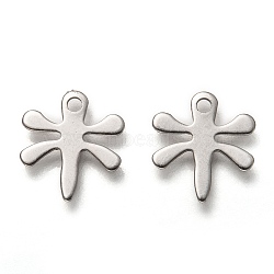 Non-Tarnish 201 Stainless Steel Charms, Laser Cut, Dragonfly, Stainless Steel Color, 12x10.5x0.5mm, Hole: 1.4mm(STAS-B001-47P)