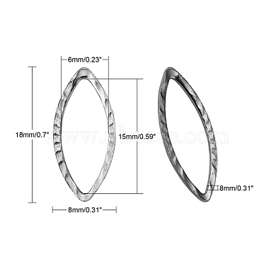 anneaux de liaison en acier inoxydable résistant au ternissement 304(X-STAS-I071-04P)-2