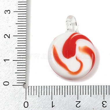 Handmade Lampwork Pendants(LAMP-Z018-01B)-3