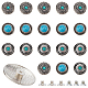 AHADERMAKER 18Sets 3 Style Alloy Buttons(BUTT-GA0001-01)-1