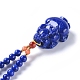 Natural Lapis Lazuli Pendant Necklaces(NJEW-G332-05G)-2