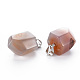 Natural Pink Agate Pendants(G-S359-287)-3