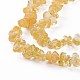 Chapelets de perles de citrine naturelle(G-L555-06)-2