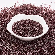 (Toho code TR-11-26C) TOHO Japanese Seed Beads, Round, 11/0, (26C) Silver Lined Amethyst, 2x1.5mm, Hole: 0.5mm, about 933pcs/10g(X-SEED-F002-2mm-26C)