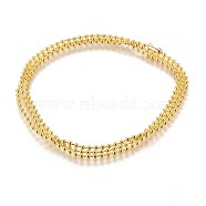 Stainless Steel Ball Chain Necklace Making, Golden, 30.3 inch(77cm), 2.5mm(MAK-L019-01B-G)