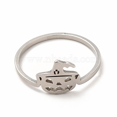 Pumpkin 304 Stainless Steel Finger Rings