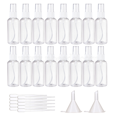 BENECREAT 60ml Transparent PET Plastic Refillable Spray Bottle(MRMJ-BC0001-51)-1