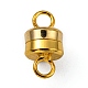 Column Brass Magnetic Clasps with Loops(X-KK-M064-G-NR)-2