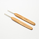 Bamboo Handle Iron Crochet Hook Needles(TOOL-R034-2.5mm)-1