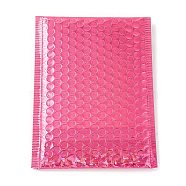 Laser Film Package Bags, Bubble Mailer, Padded Envelopes, Rectangle, Deep Pink, 24x15x0.6cm(X1-OPC-P003-01B-08)