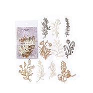 10Pcs 10 Styles Flower Lace Cut Scrapbook Paper Pads, Hollow Leaf & Flower Paper for DIY Album Scrapbook, Greeting Card, Background Paper, Dark Salmon, 62.5~92x39~70x0.3mm, 1pc/style(DIY-P084-C02)