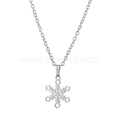 Non-Tarnish 201 Stainless Steel Pendants Necklace(NJEW-JN04863)-4