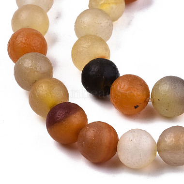 Natural Agate Beads Strands(X-G-T131-68A-01)-3