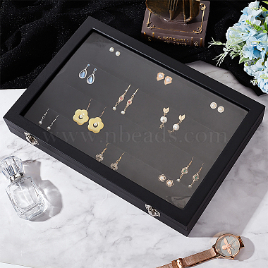 Rectangle Imitation Leather Earring Presentation Box(CON-WH0089-14A)-5