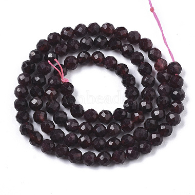 Natural Garnet Beads Strands(G-R462-015)-2
