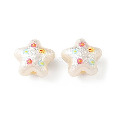 Printed Opaque Acrylic Beads(OACR-B054-01E)-1