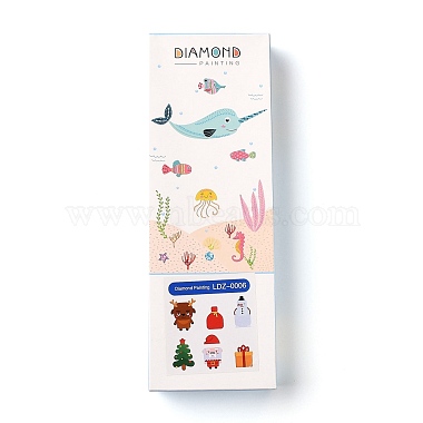 Christmas Theme DIY Diamond Painting Stickers Kits for Kids(DIY-H123-03)-3