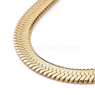 Vacuum Plating 304 Stainless Steel Snake Chains Necklaces(X-NJEW-O058-32G)-2