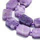 Natural Lepidolite/Purple Mica Stone Beads Strands(G-K245-J05-01)-3