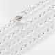 Iron Rolo Chains Necklace Making(MAK-R015-75cm-S)-1