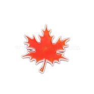 Autumn Theme Silicone Molds, Resin Casting Molds, For UV Resin, Epoxy Resin Jewelry Making, Maple Leaf, White, 100x91x8mm(DIY-F041-16C)