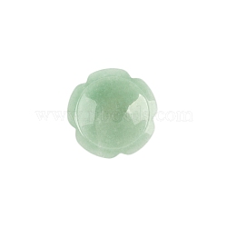 Flower Natural Green Aventurine Worry Stones, Crystal Healing Stone for Reiki Balancing Meditation, 38x7mm(PW-WG28415-11)