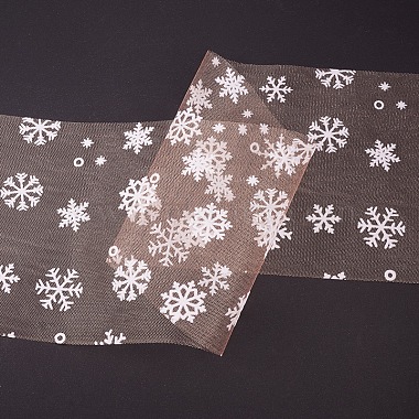 Snowflake Deco Mesh Ribbons(OCOR-P010-G03)-7