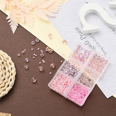 DIY Pink Series Jewelry Making Kits(DIY-YW0003-05E)-8