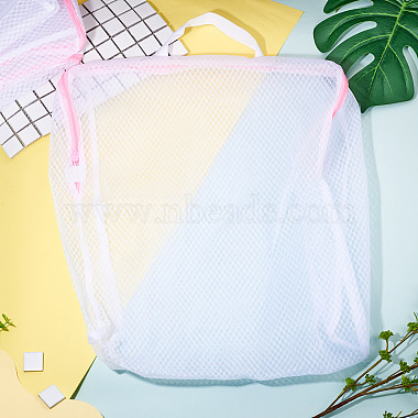 2pcs sacs &agrave; linge en maille polyester avec fermeture &eacute;clair et poign&eacute;es(ABAG-TA0002-18C)-6